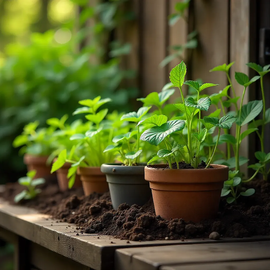 Pine bark mulch for container gardens